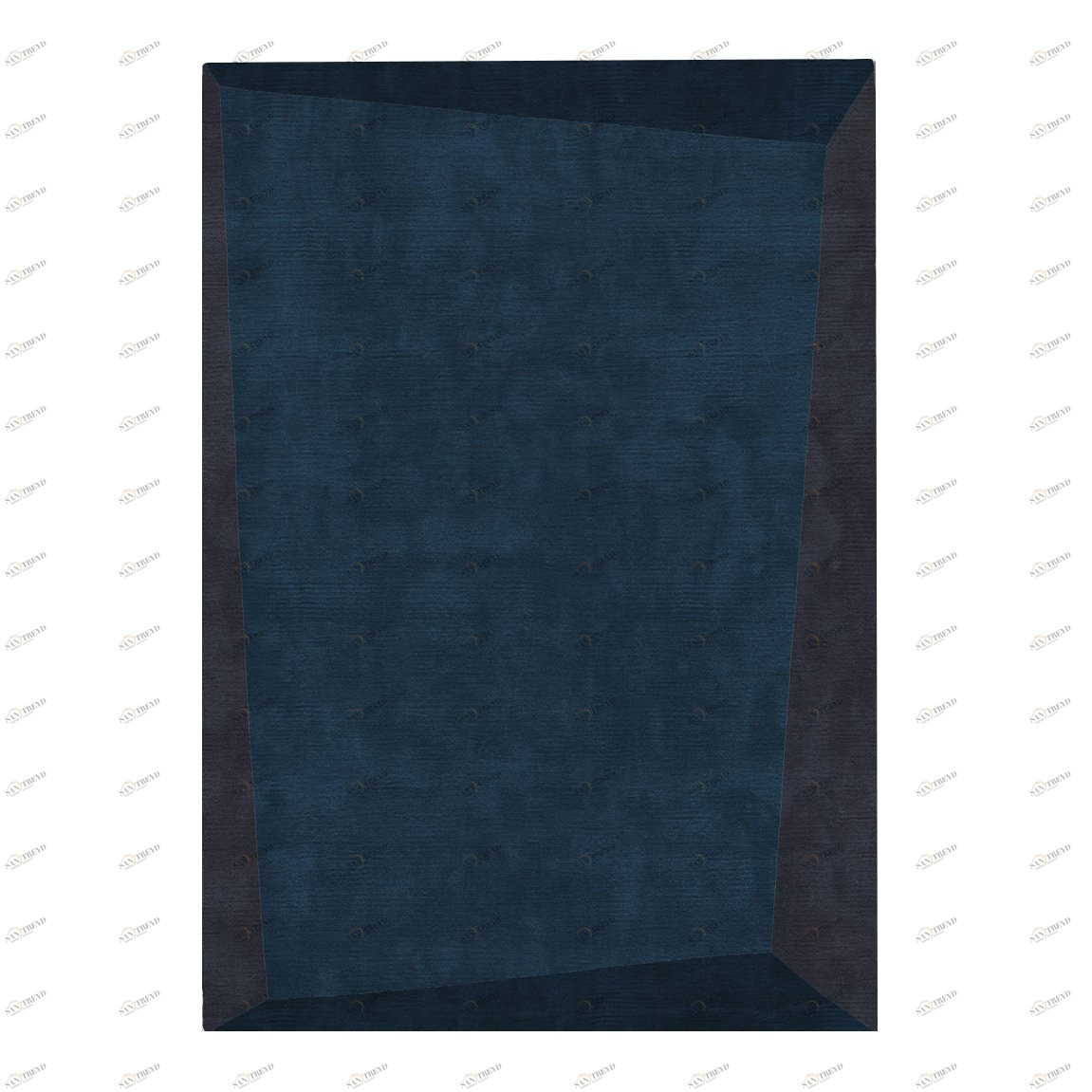Ковер Dipped Frame Dark Blue 150x220 синий RUGBERRY ДИЗАЙНЕРСКИЕ, DIPPED FRAME 326058 Синий 