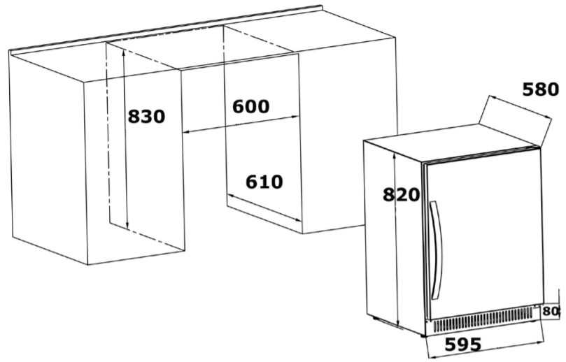 8117110 Винный шкаф CASO WineChef Pro 40 серебристый STDN-0110551 - Вид №2