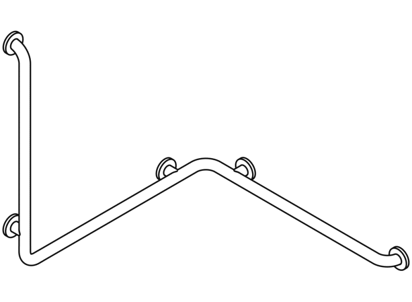 801.35BUS200 Душ, поручни для ванны (ада) HEWI USA Produkte  - Вид №2