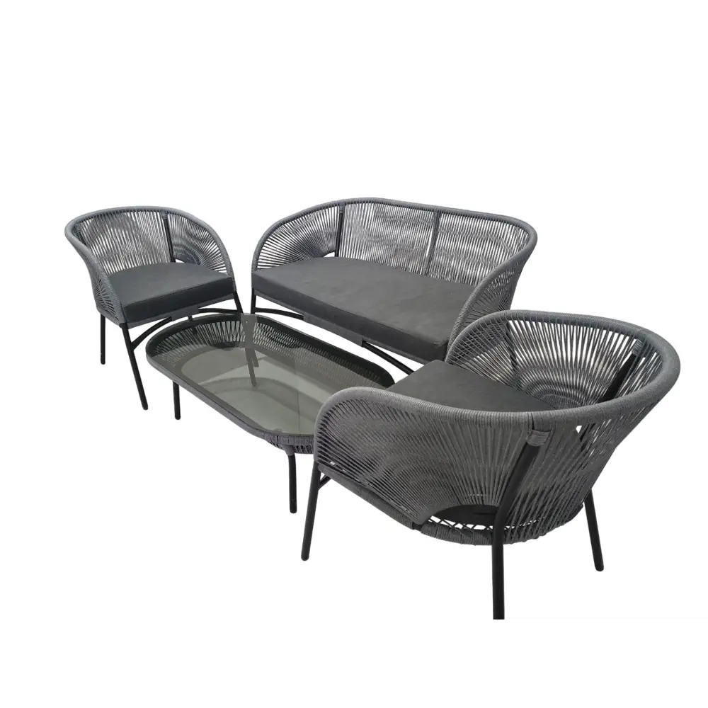 Santreyd Lazuno Lara — серый комплект садовой мебели с диваном и креслами 89362997 STLM-0964130 - Вид №2