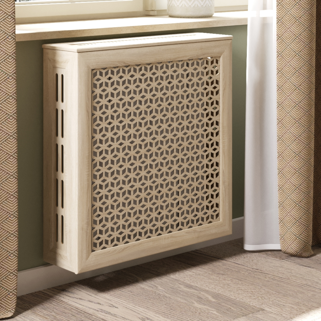 Экран для радиатора 60х60 см Илона дуб сонома STELLA Standart STSR-1171 - Вид №2