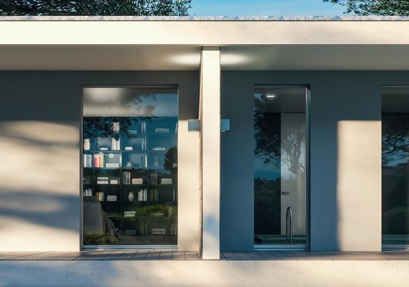 COCIF Распашная дверь патио с термическим разделением из алюминия и дерева Invisible sun-id-1367698 - Вид №5