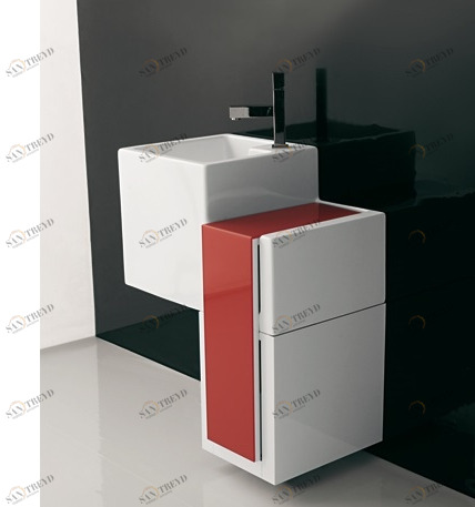 40177 Подвесная раковина настенная овальная Althea Ceramica  белая 