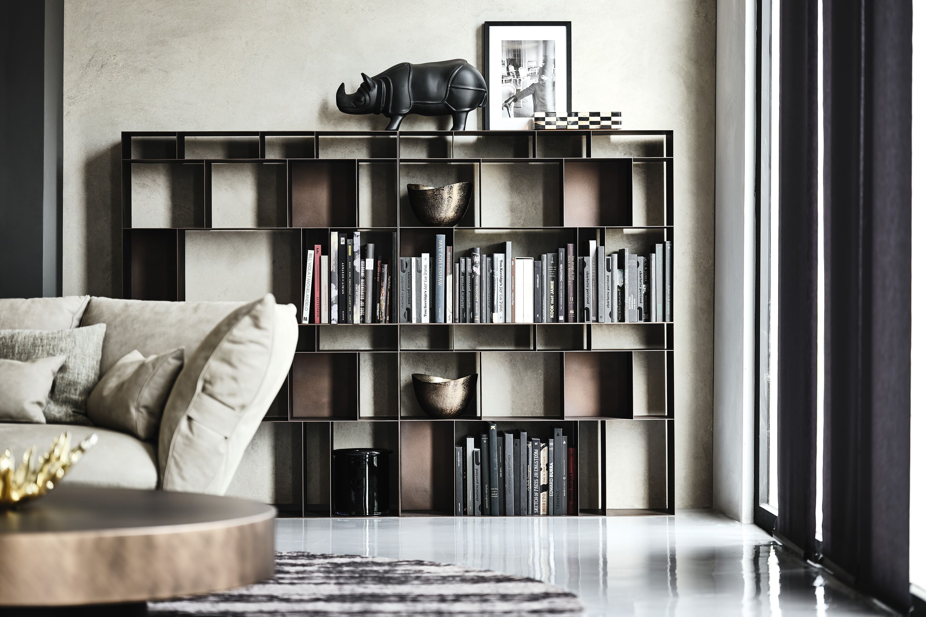 Модульный настенный книжный шкаф Cattelan italia LATITUDE ARCH-00140557 - Вид №2