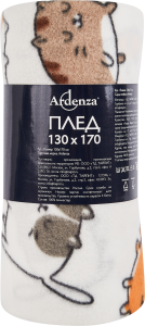 86408212 Плед Кот милашка 130x170 см флис цвет разноцветный Детство STLM-0068781 ARDENZA