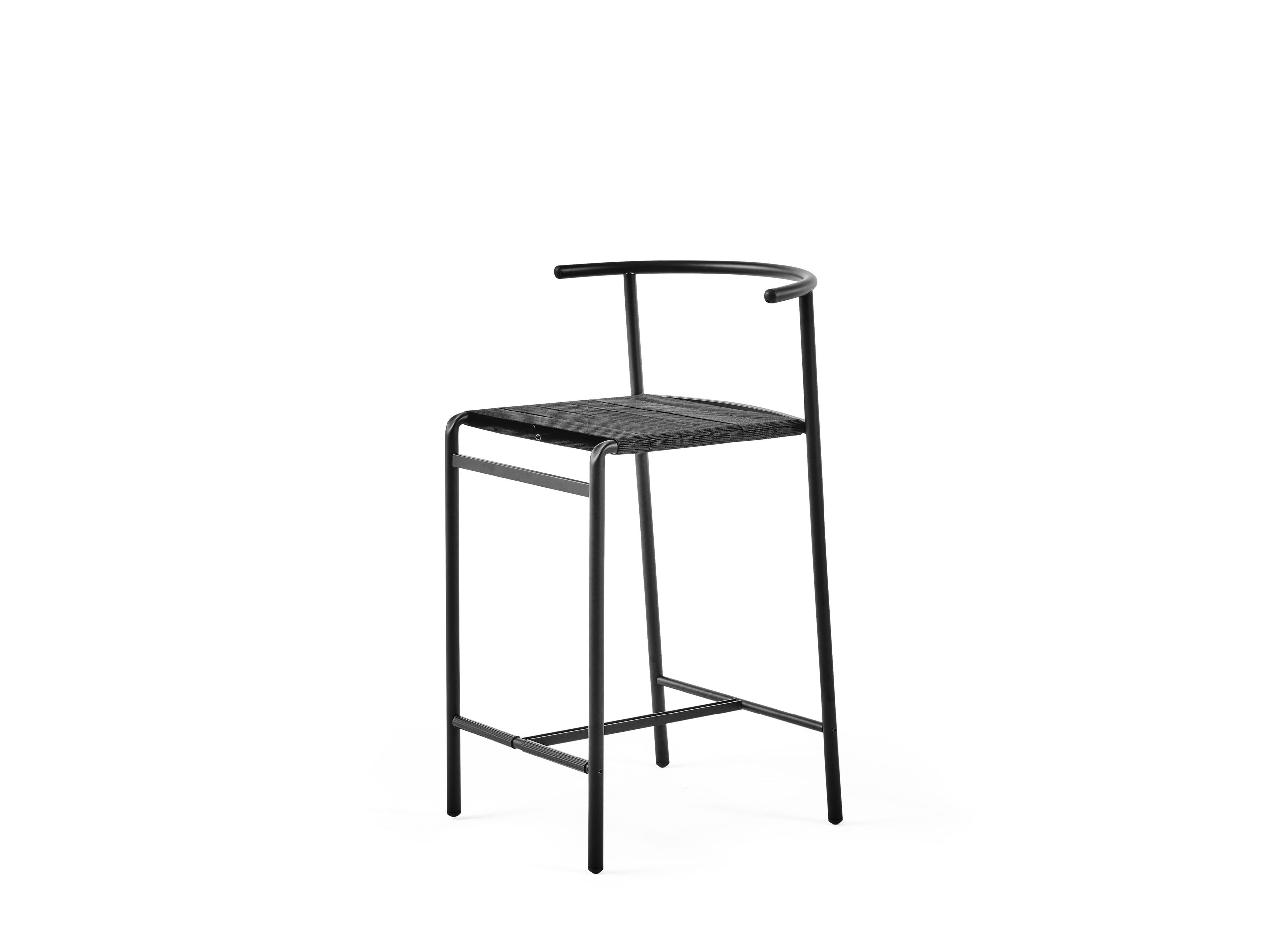Высокий стул из стали с порошковым покрытием BALERI ITALIA Cafè Chair ARCH-00093176 - Вид №3