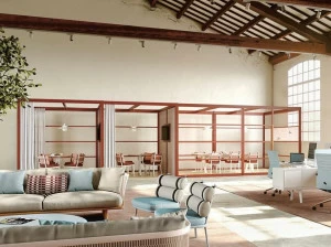 Kettal Офисная будка из алюминия с порошковым покрытием со встроенным освещением