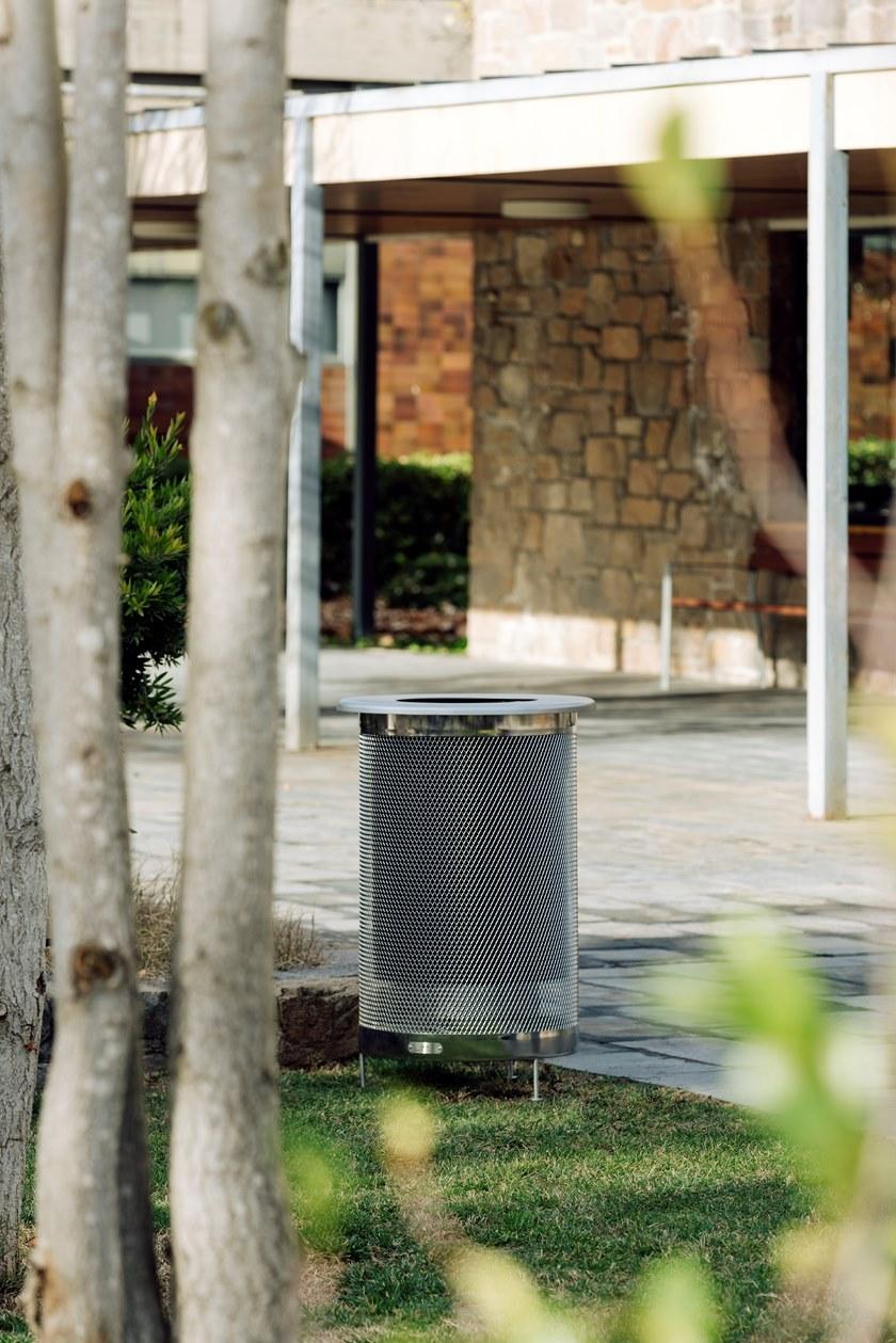 URBIDERMIS Урна из нержавеющей стали с пепельницей для улицы sun-id-1482255 - Вид №2