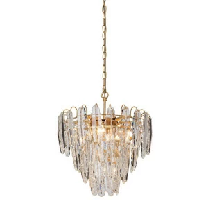 Люстра подвесная золотистая Vitaluce V5296-8/6+1 VITALUCE ДИЗАЙНЕРСКИЕ 00-3888459 Золото