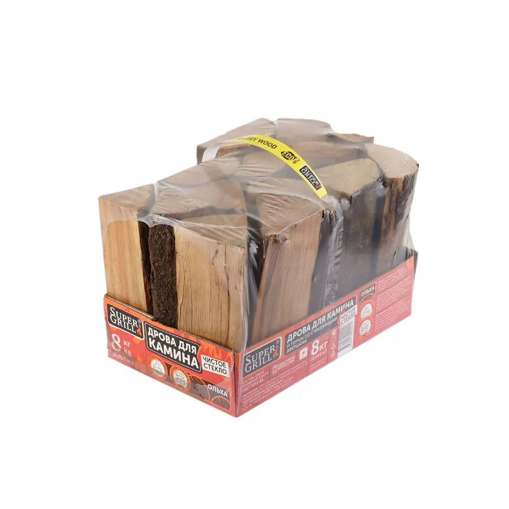 Дрова ольховые Supergrill 8кг STLM-2043657 - Вид №2