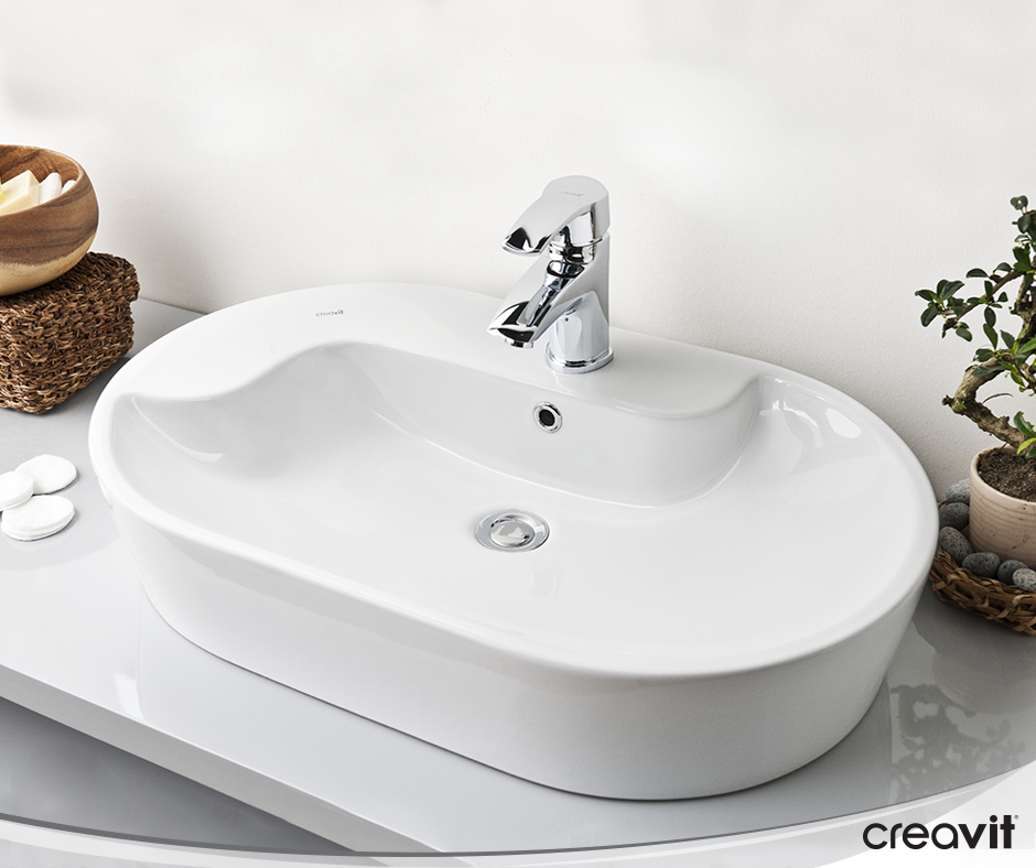 TP172-00CB00E-0000 Раковина TP172 мебельная (45*70) Creavit  - Вид №1