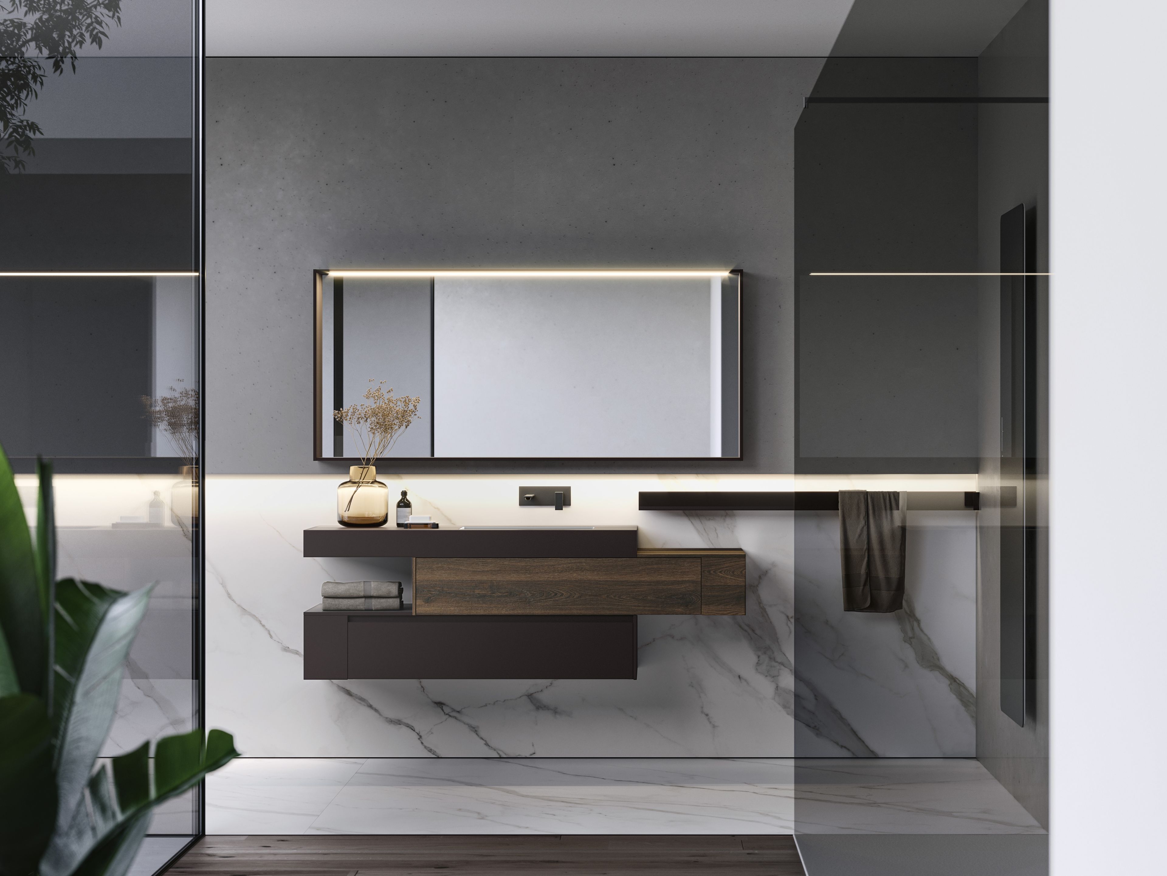 Подвесной умывальник Ideagroup Nyù ARCH-00088350