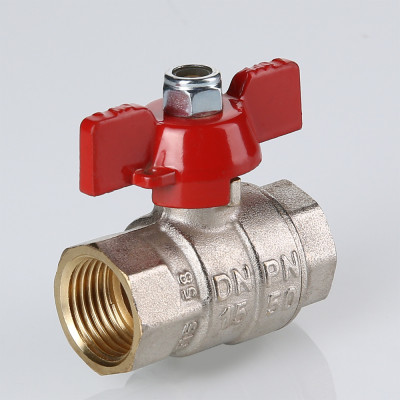 S.217.03 Кран шаровой ENOLGAS BASIC с ручкой «бабочкой» и внутренней резьбой Valtec 3/8"  - Вид №7