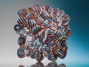 Трехмерное металлическое покрытие