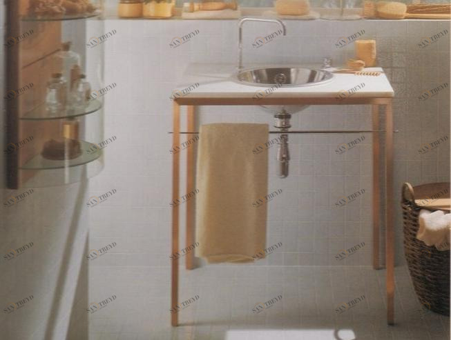 Встроенная раковина под столешницу овальная Rapsel sun-id-1413076