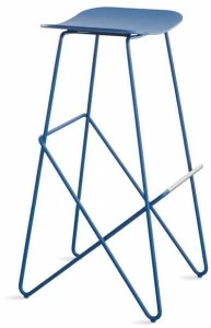 Desalto Табурет из высокой стали с подставкой для ног