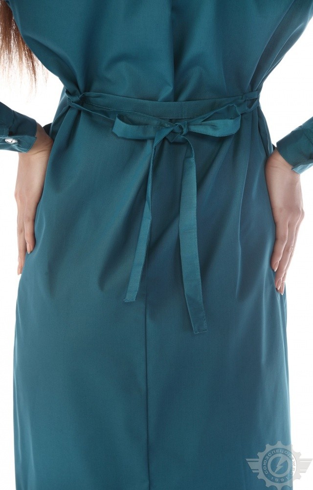 63271 Халат "Золушка" бирюза  Одежда для обслуживающего персонала  размер 58/158-164 Спецодежда  - Вид №7