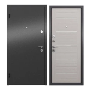 92000179 Входная дверь Unicorn Apartment X левый 205x96см цвет графит букле/ларче бьянко STLM-1515369