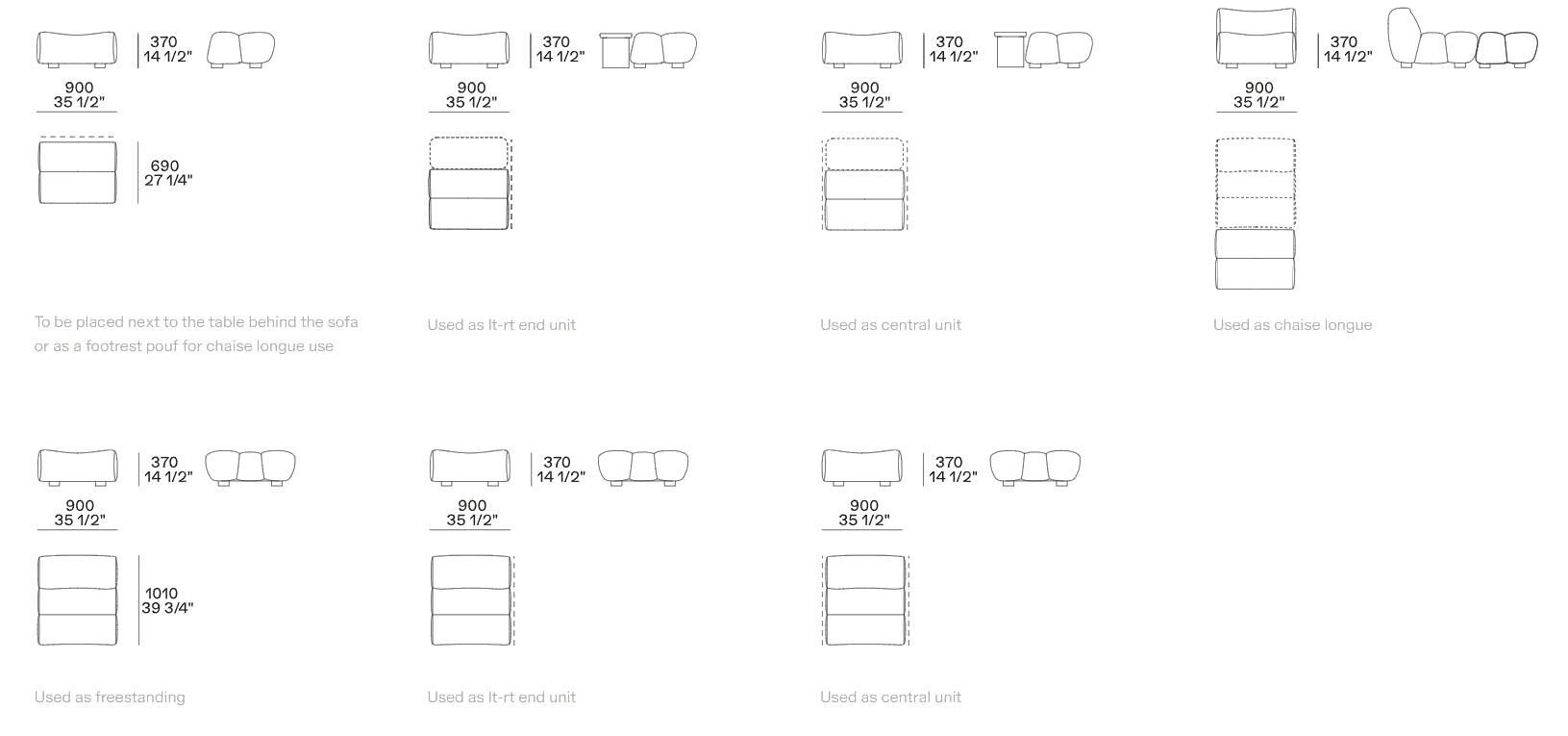 Ткань диван Poliform Ernest ARCH-00013821 - Вид №4