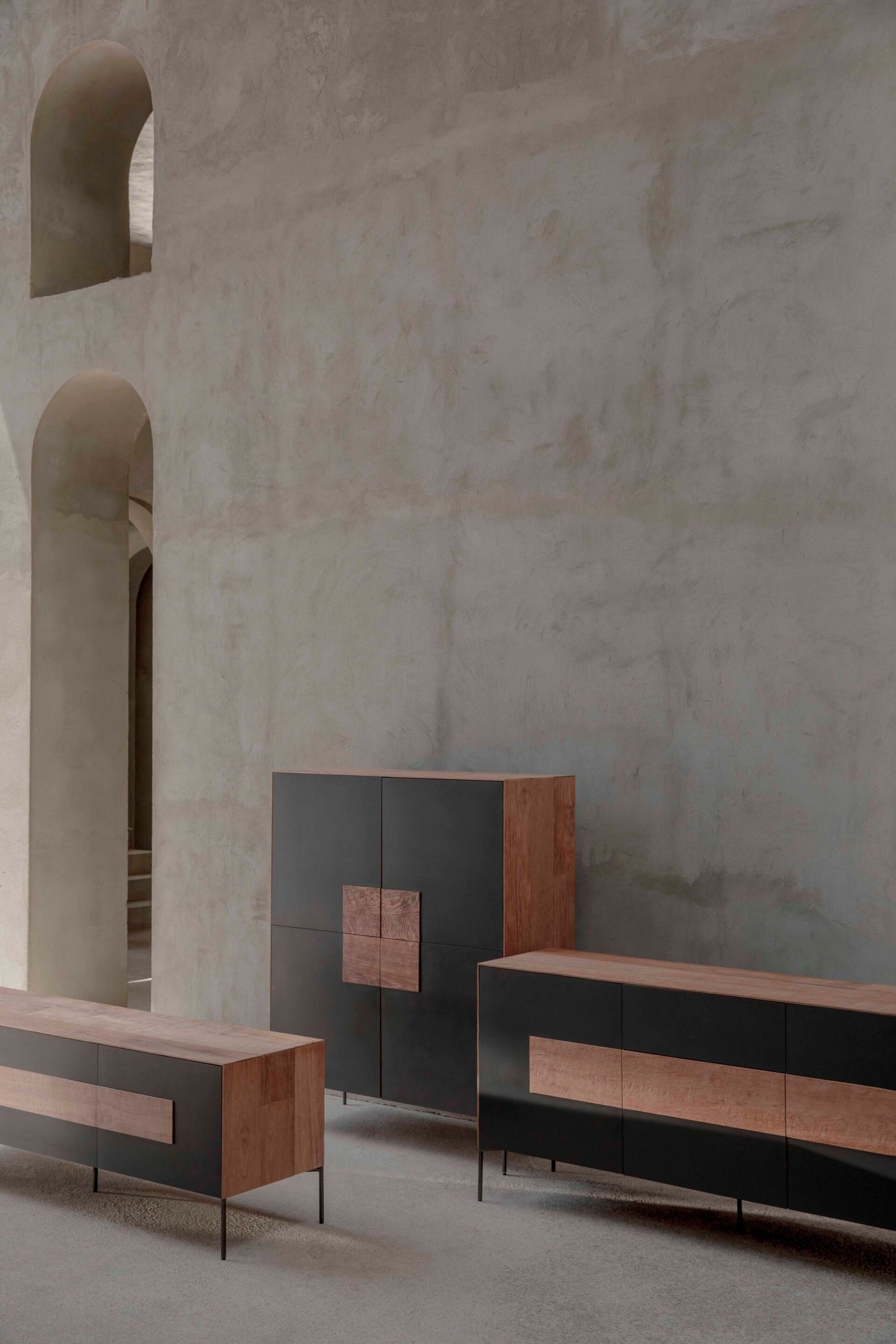 Стальной и деревянный шкаф Pilma New Zen ARCH-00000072 - Вид №2