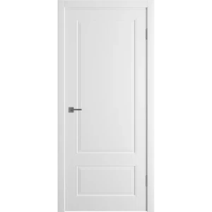 Комплект двери Эрика глухая 60x200 см эмаль белый с добором 200 мм