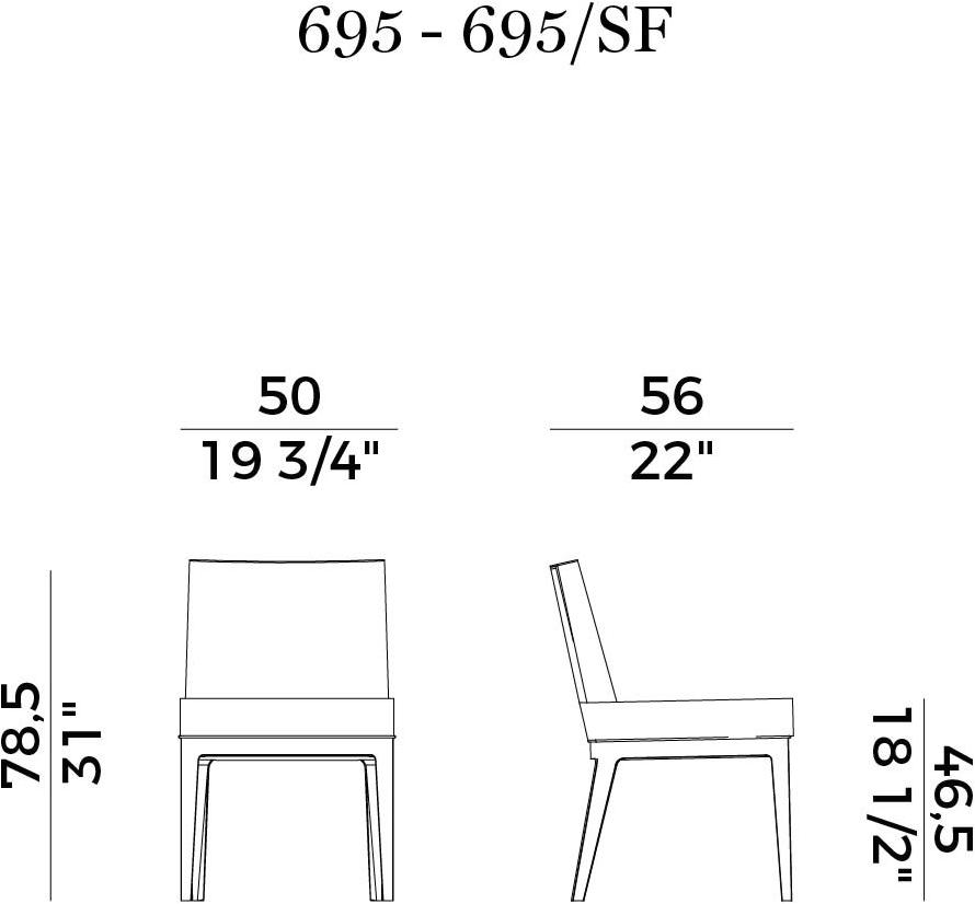 Potocco Мягкое кресло Greta 695,695/sf - Вид №3