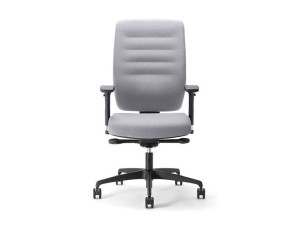 5-спицевое тканевое вращающееся офисное кресло с подлокотниками