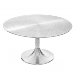 450267-02 ABHIKA СТОЛ KAMPAI H40 D77 SILVER