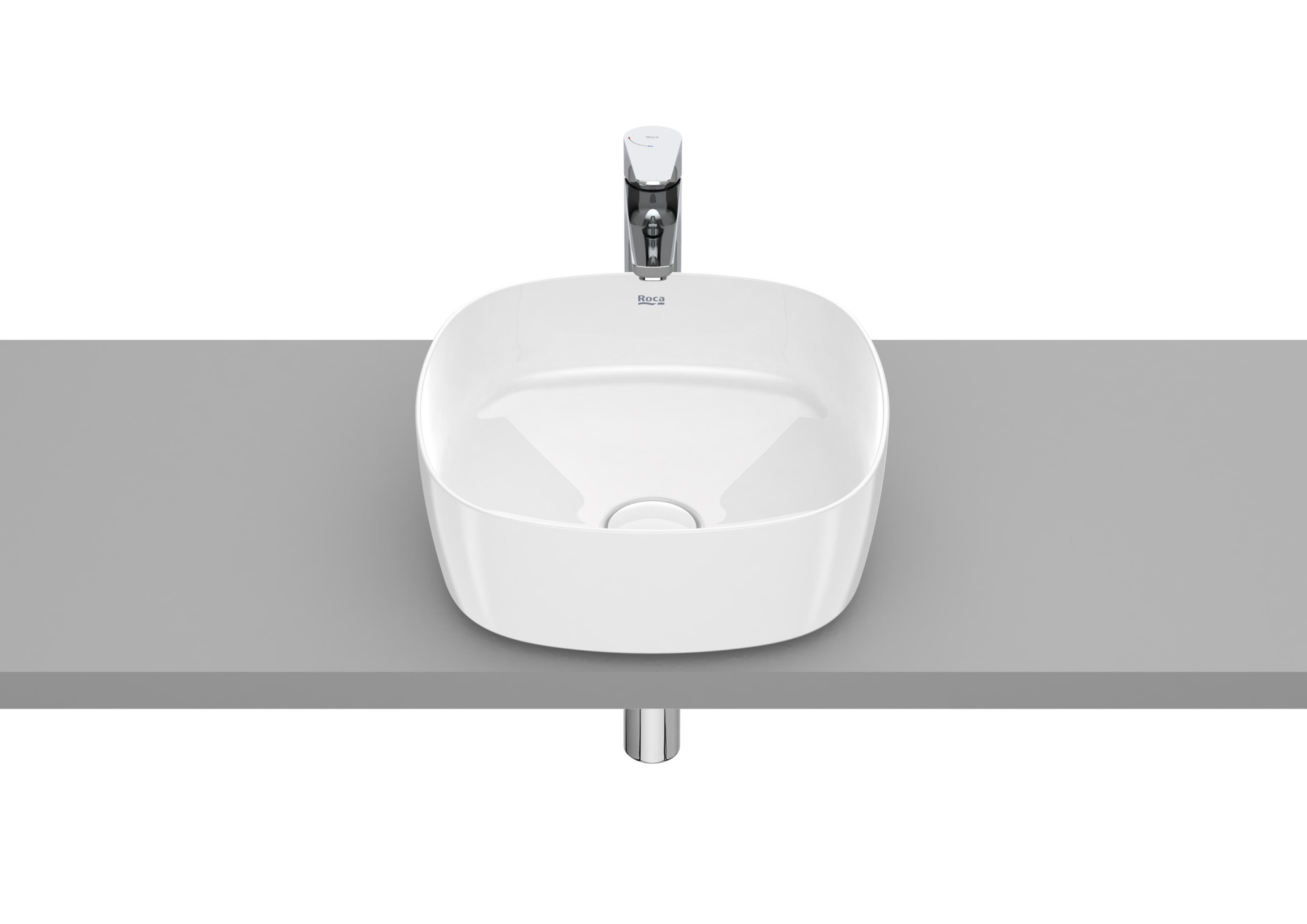 A327502000 SOFT - Умывальник FINECERAMIC® ROCA Inspira 