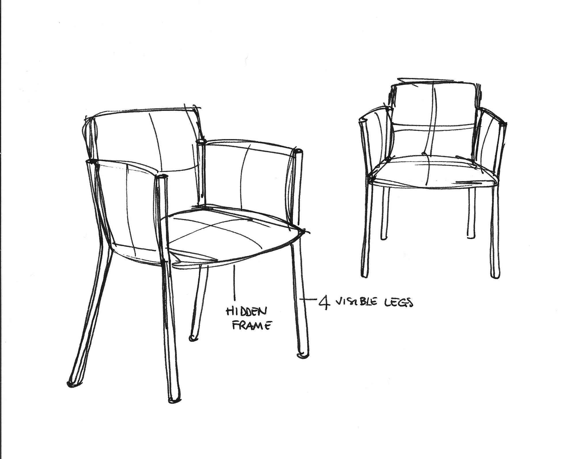 Тканевый мягкий садовый стул с подлокотниками S-CAB Breeze ARCH-00110792 - Вид №33