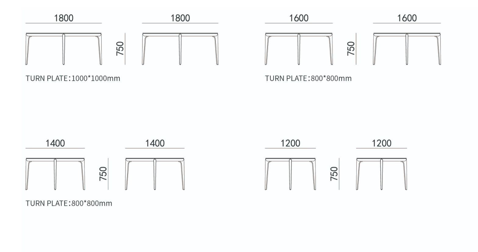 Круглый мраморный обеденный стол Calacatta HC28 maison Erika ARCH-00102201 - Вид №1
