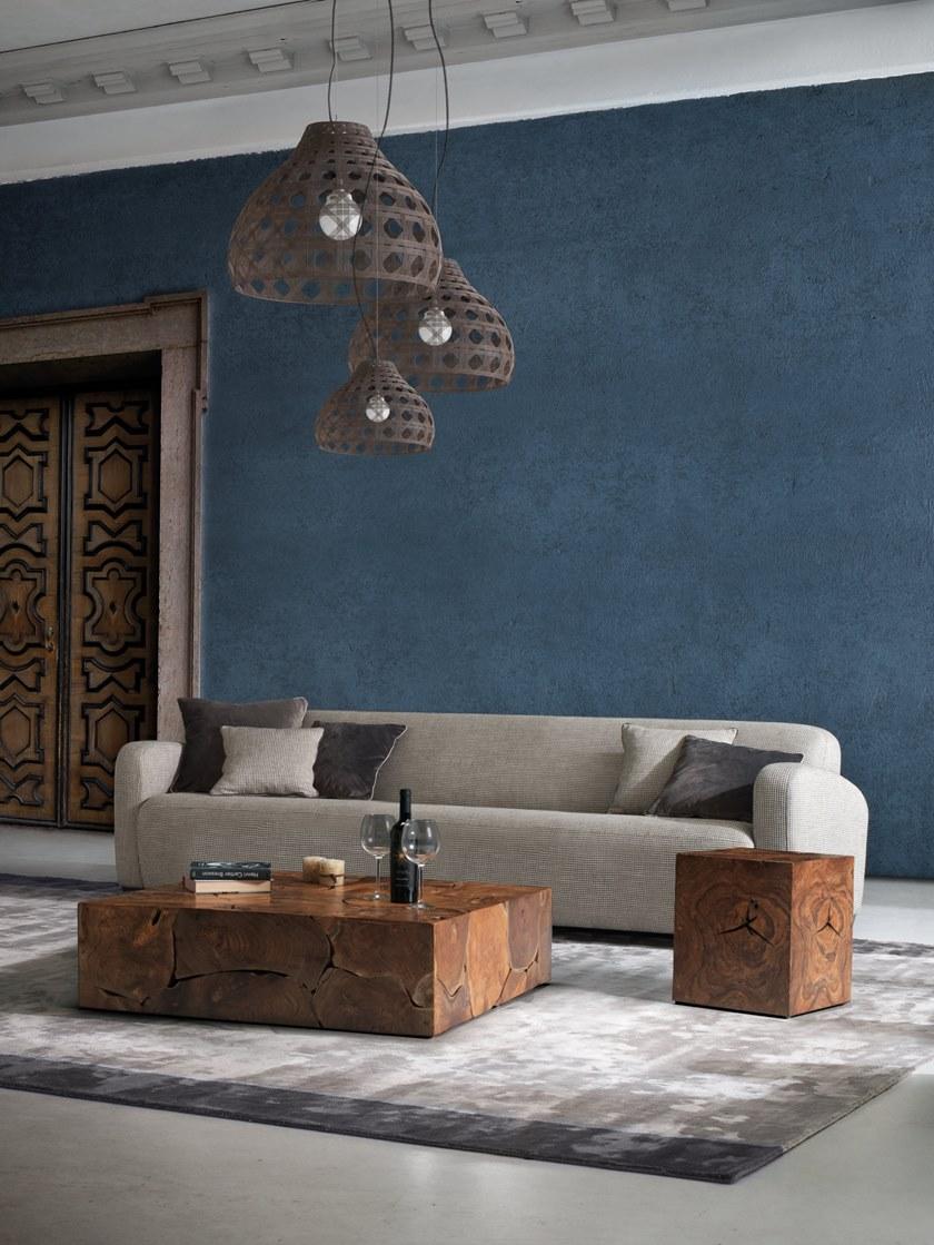 ELITE TO BE Круглый журнальный столик из тикового бриара Eno sun-id-1358698 - Вид №2