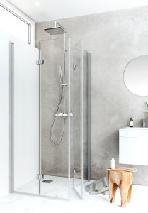 1450624 Душ Угловой Igloo Pro Vik 80X90 Прозрачное Стекло Hafa Прозрачный