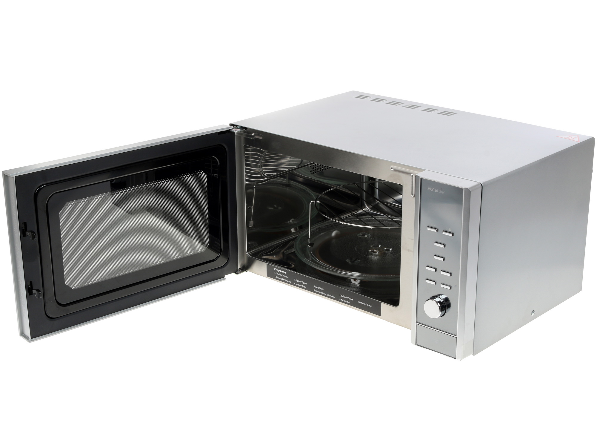1117024 Микроволновая печь CASO MCG 30 Chef зеркальный, серебристый STDN-0130998 - Вид №4