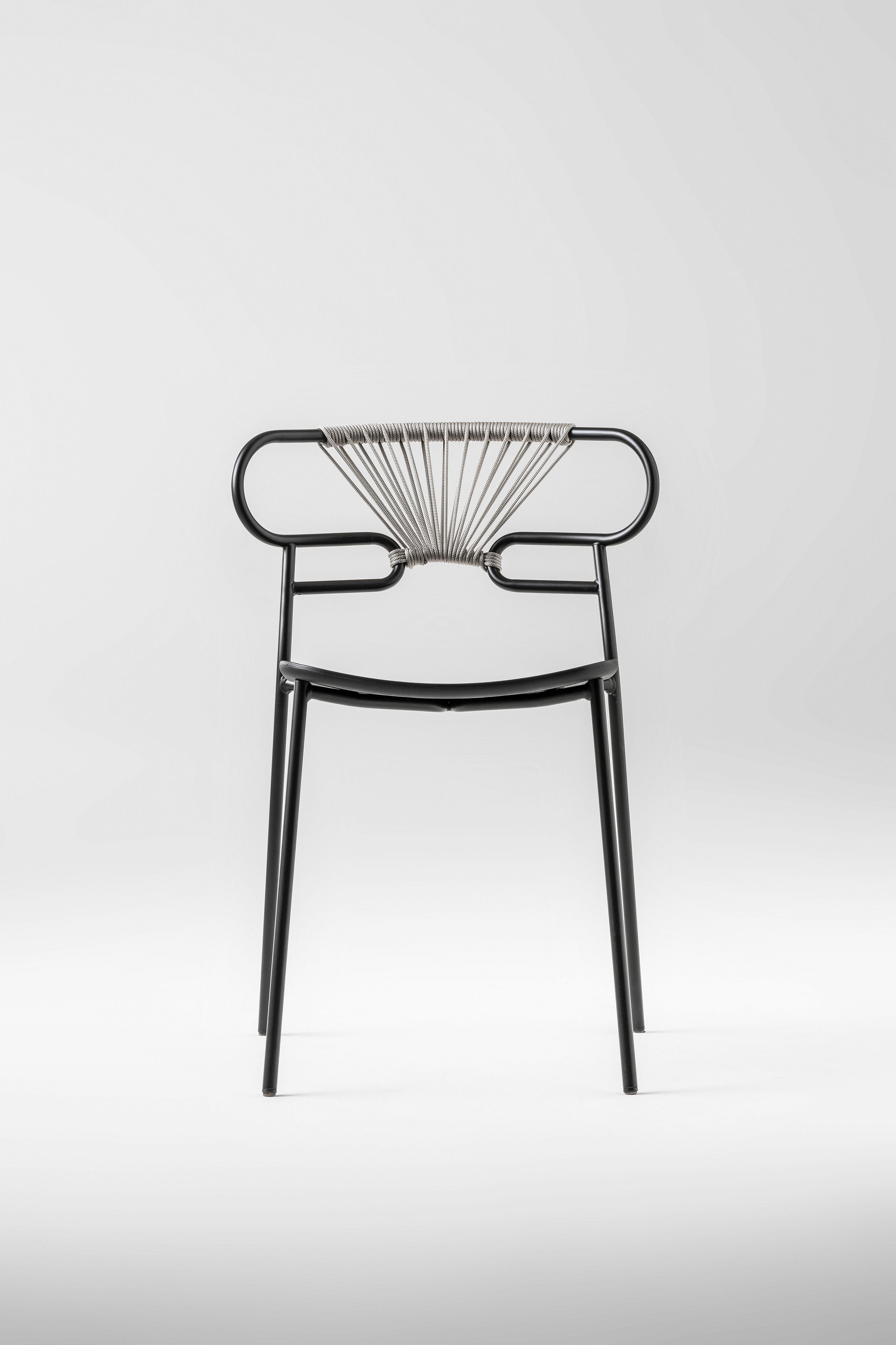 Штабелируемый стул из металла и полиуретана TrabA' Генуя ARCH-00004808 - Вид №1