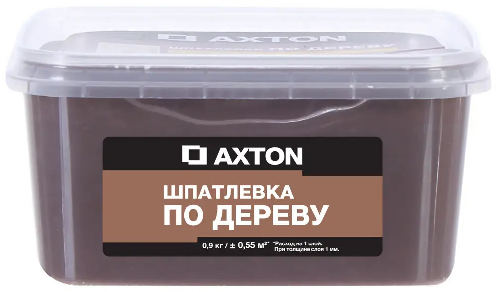 Шпатлёвка Axton Эспрессо для дерева - идеальное выравнивание и защита 81950914