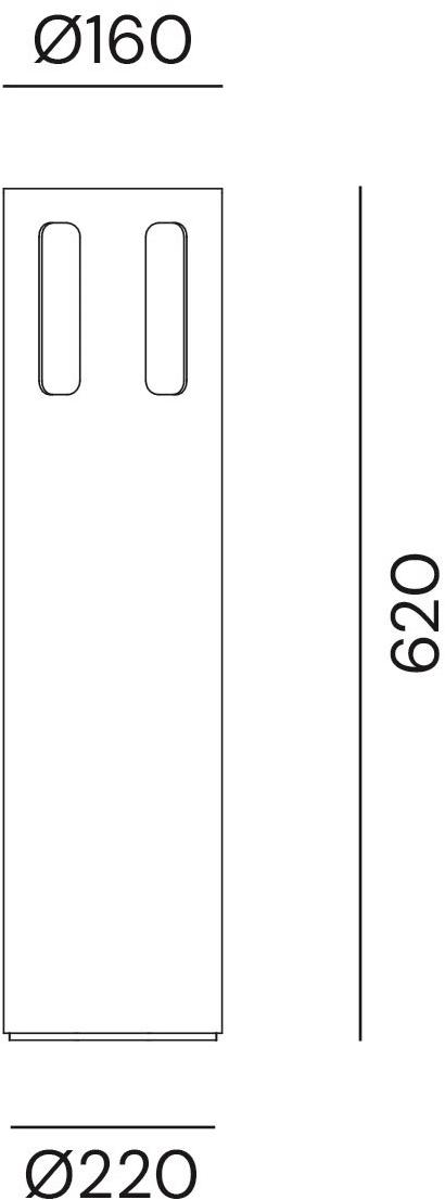 Il Fanale Светодиодный столб из железа Porto 259.21.ff / 259.22.ff - Вид №3