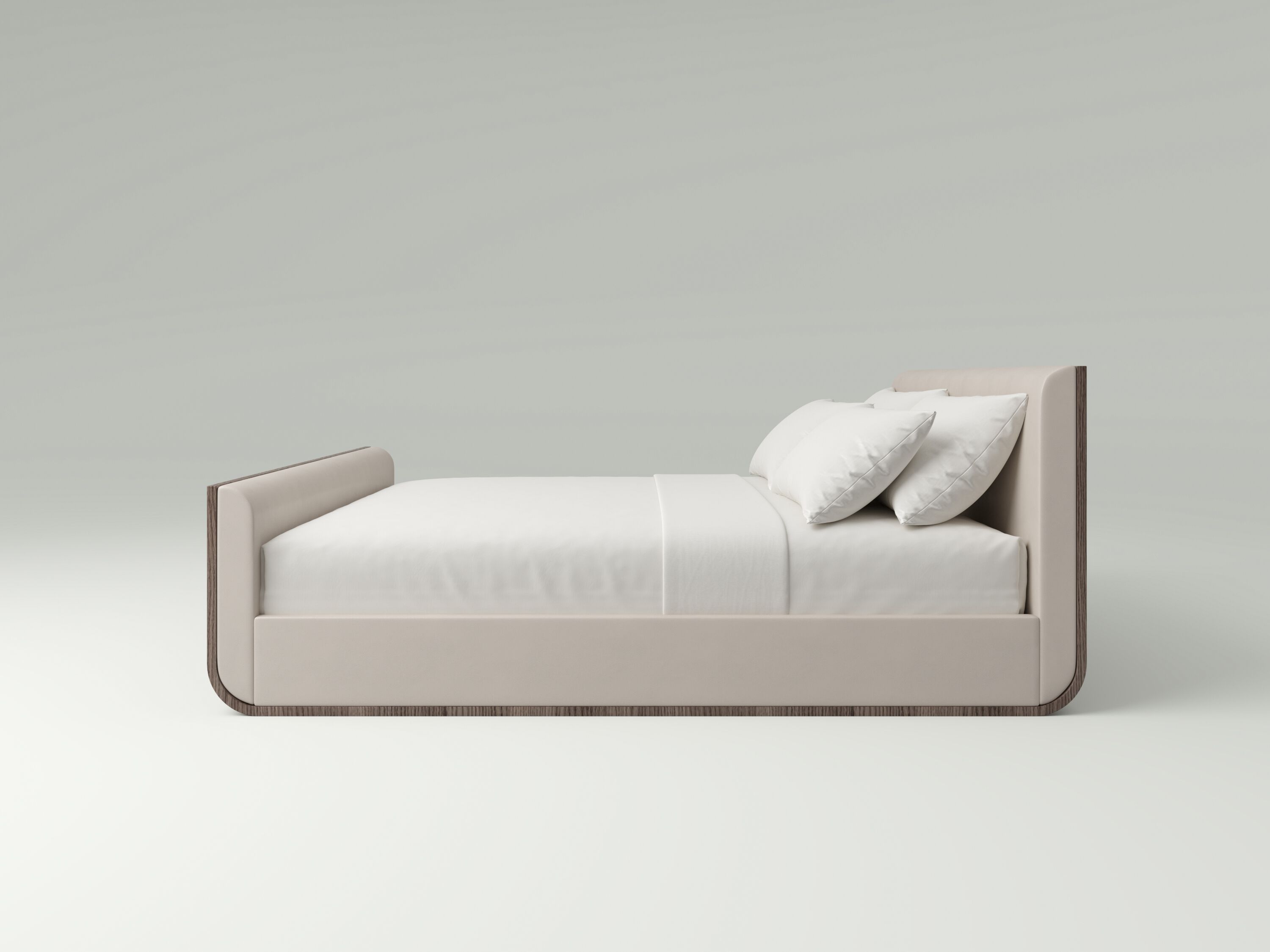 Дубовая двуспальная кровать NITZAN HOME GIGI ARCH-00053794 - Вид №2