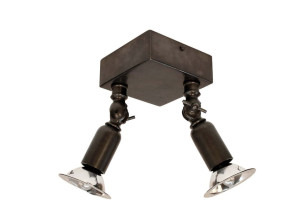 Регулируемая латунная потолочная лампа