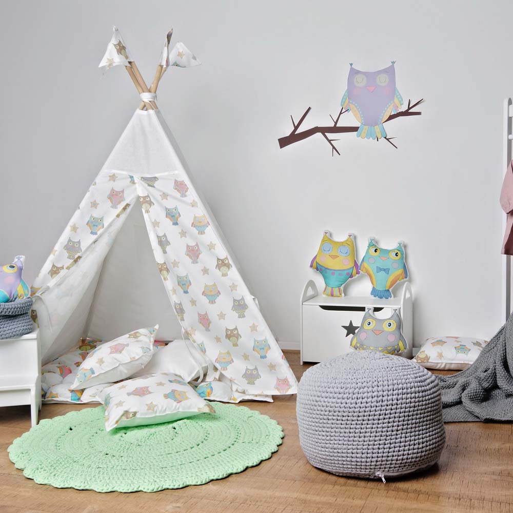 Вязаный пуф Серый Меланж VAMVIGVAM  281931 Серый Santreyd  - Вид №9