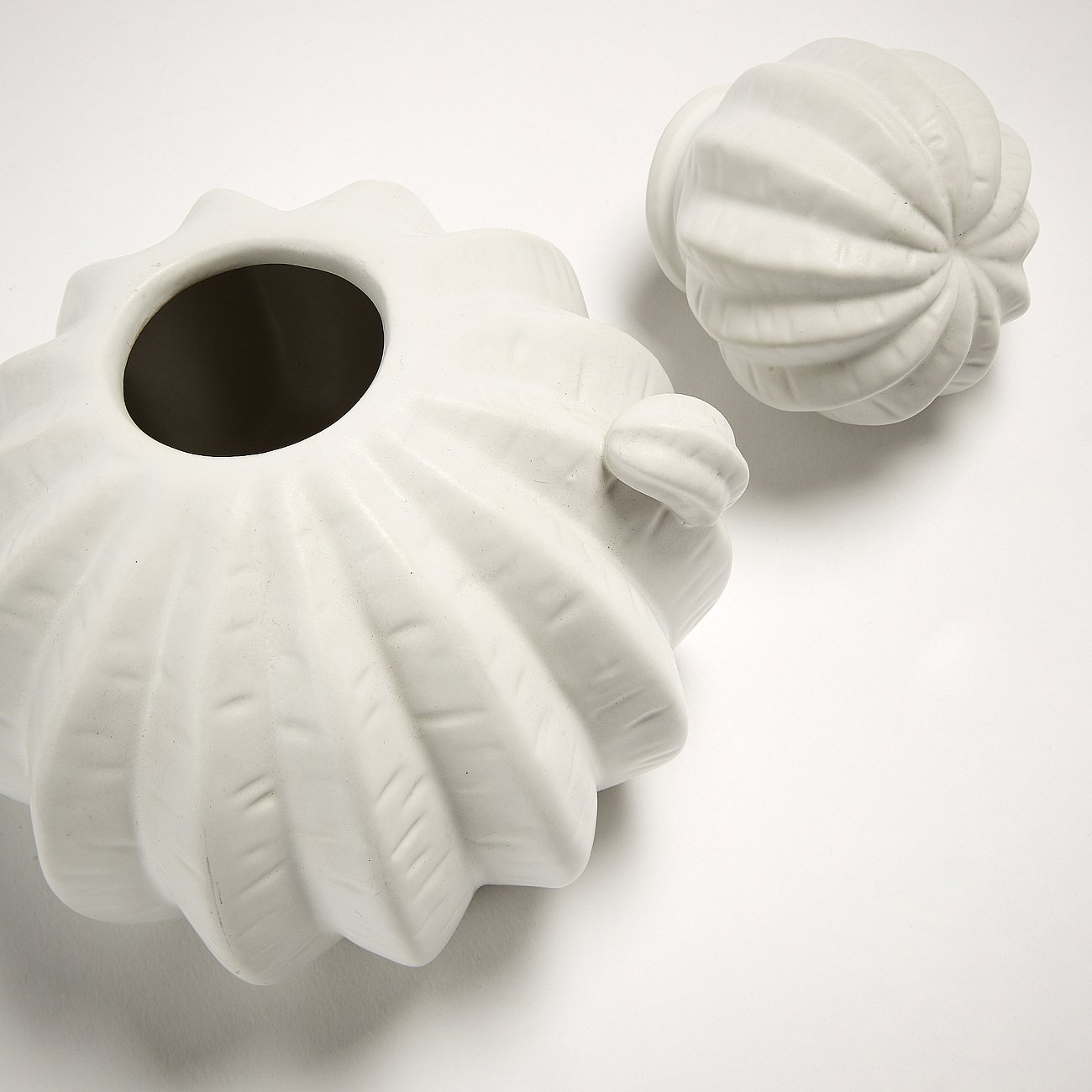 Ваза белая кактус Lode от La Forma LA FORMA LODE 00-3865204 Белый  - Вид №1