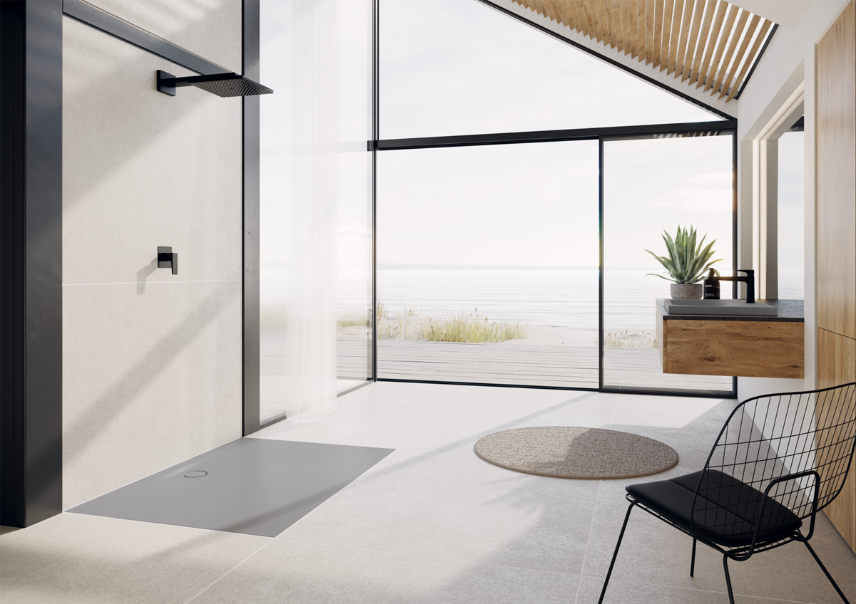 Душевой поддон KALDEWEI Сталь эмалированная 1580-5 455 холодный серый 70 1580-5455 - Вид №8