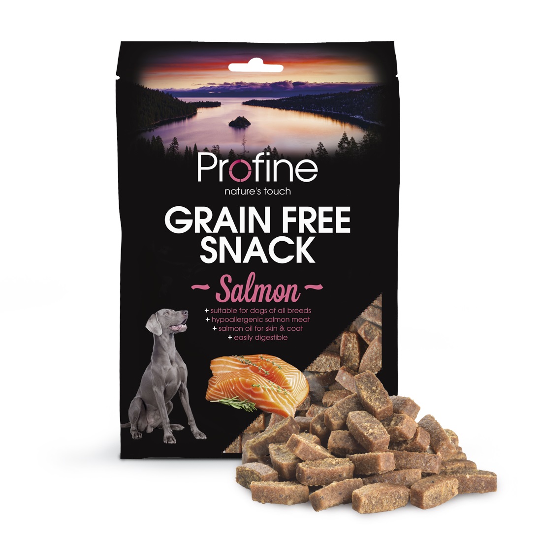 ПР0038494 Лакомство для собак беззерновое с лососем PROFINE 