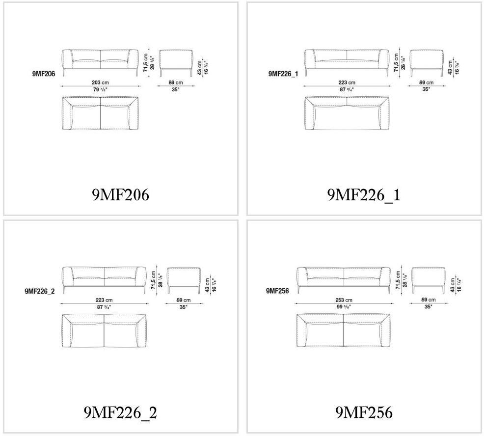 B&B Italia Секционный кожаный диван Michel sun-id-1368103 - Вид №10