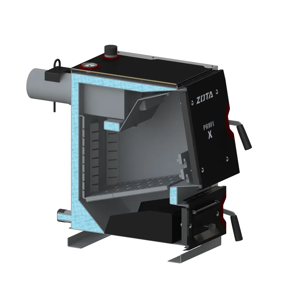 Котел твердотопливный Zota Profi-X14 14 кВт 89365713 STLM-2205443  - Вид №2