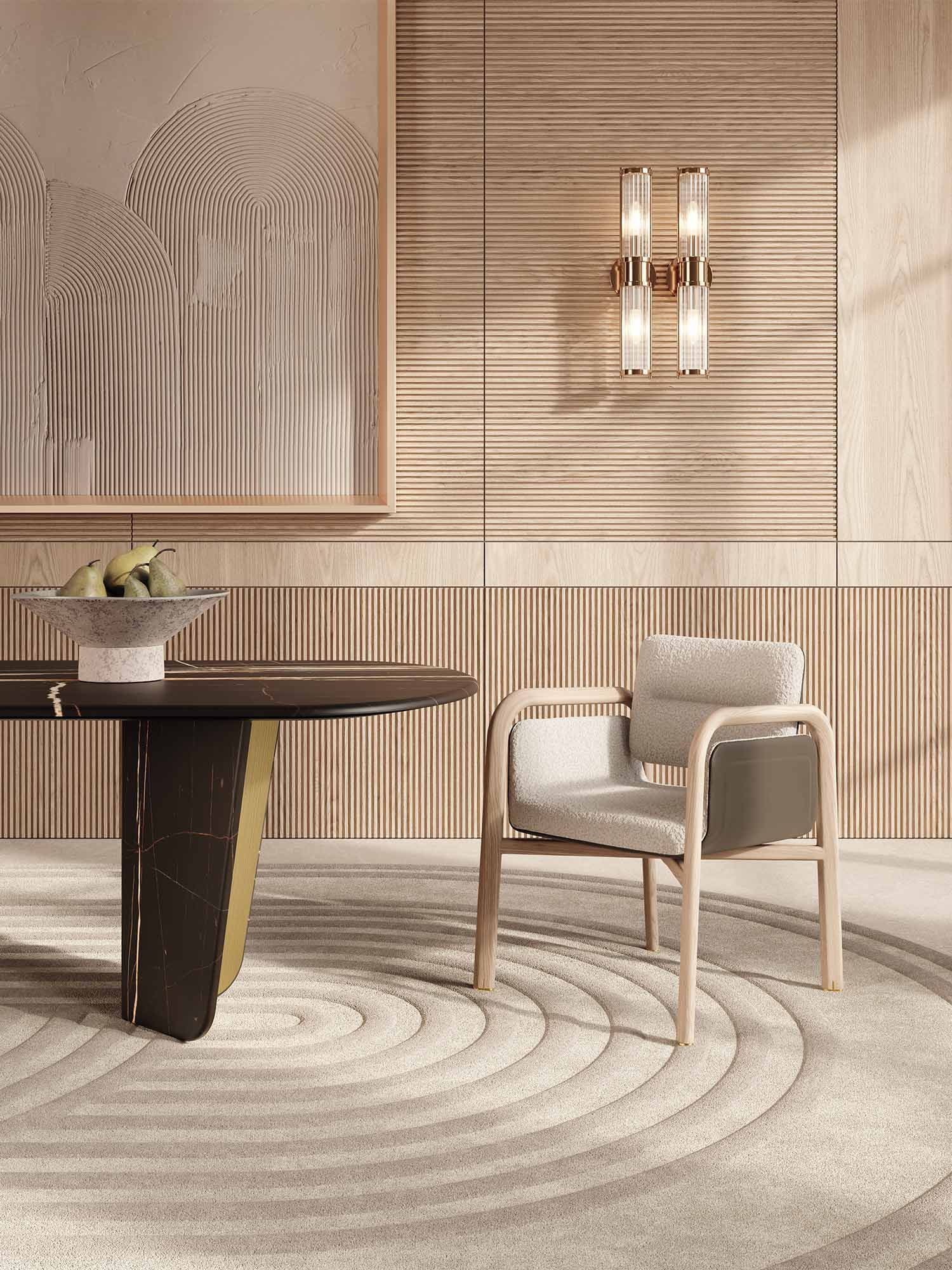 Мраморный обеденный стол Vittoria Frigerio Monroy ARCH-00084493 - Вид №4