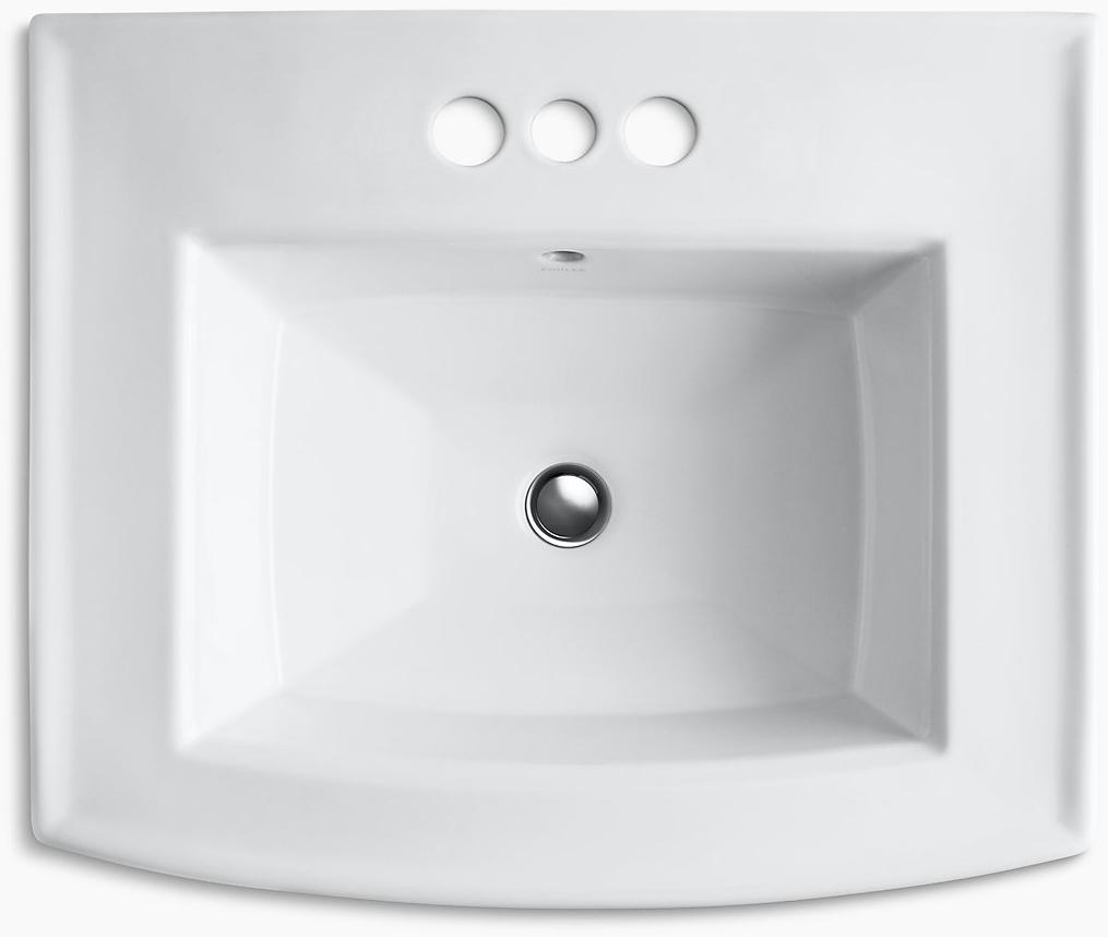 K-2359-4-58 Напольная раковина стоящая прямоугольная Kohler  - Вид №2