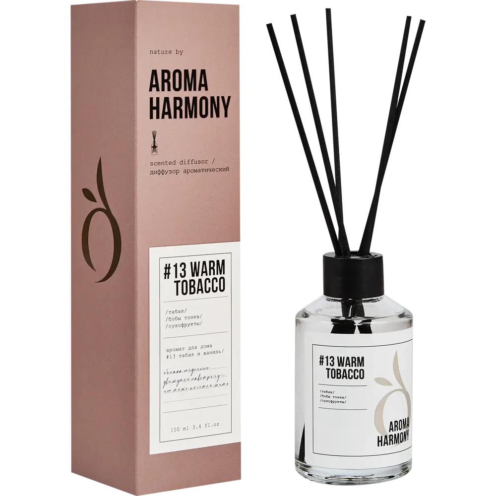 AROMA HARMONY Диффузор Теплый табак с нотами бобов тонка 89342120 STLM-0816490