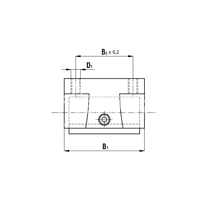 IS571 Линейный подшипник в сборе с корпусом TBR30-UU ISKRA  - Вид №2