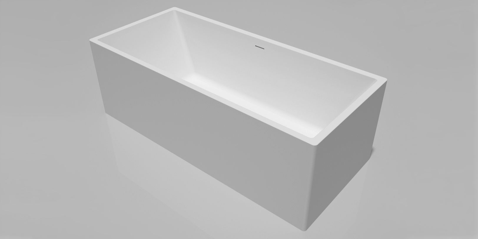 Dimasi Ванна прямоугольная отдельностоящая Platinum Tub белая PLT0208B - Вид №5